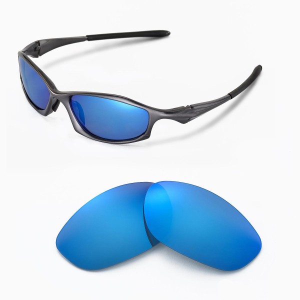 Walleva Polarized Ice Blue Replacement Lenses for Oakley Hatchet Wire